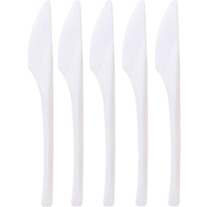 7'' Plastic Knife (White)