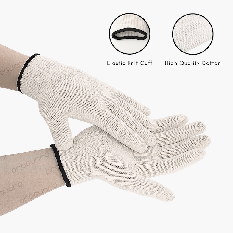 PROGUARD Cotton Gloves Safety Guard